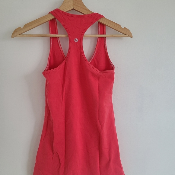 Lululemon racerback tank (no padding) - coral - Picture 2 of 2